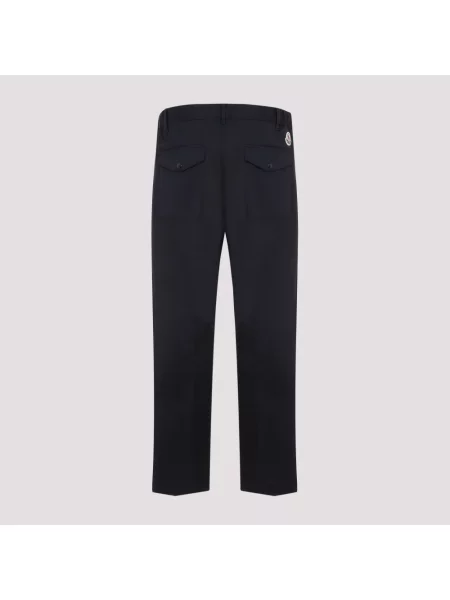 Spodnie Moncler niebieskie