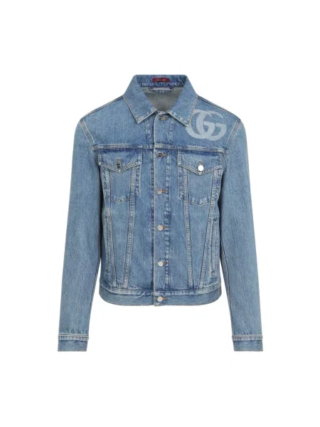 Kurtka jeansowa Gucci niebieska