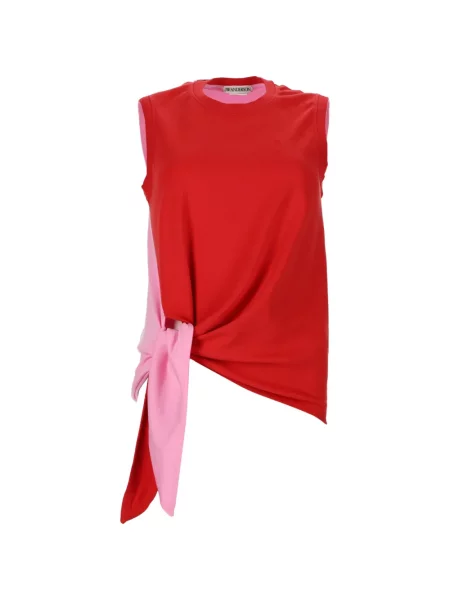 Top Jw Anderson asimetric roșu