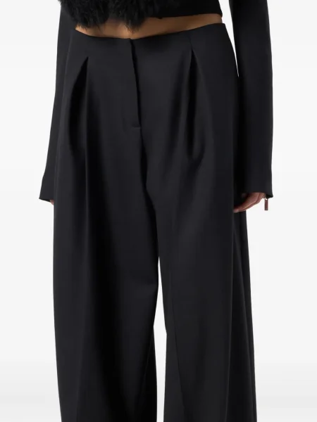 Πλισέ παντελόνι Blumarine μαύρο