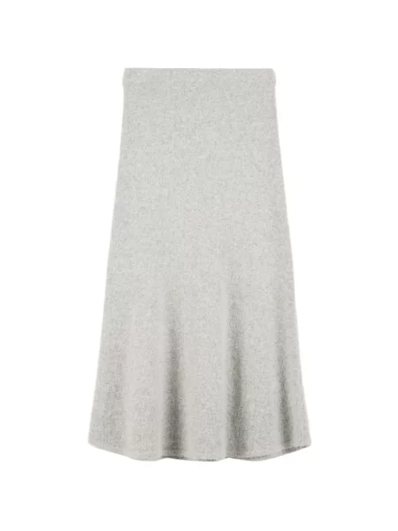 Fustă midi Twinset tricotate gri