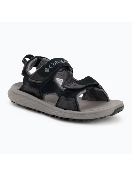 Pánske sandále Columbia Konos Hiker black/city grey sivá