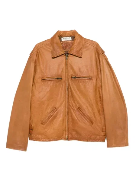 Retro kožená bunda A.n.g.e.l.o. Vintage Cult hnědá