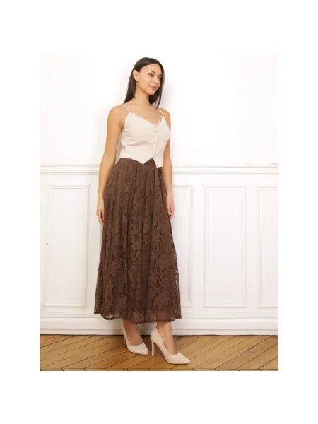 Fustă La Modeuse maro