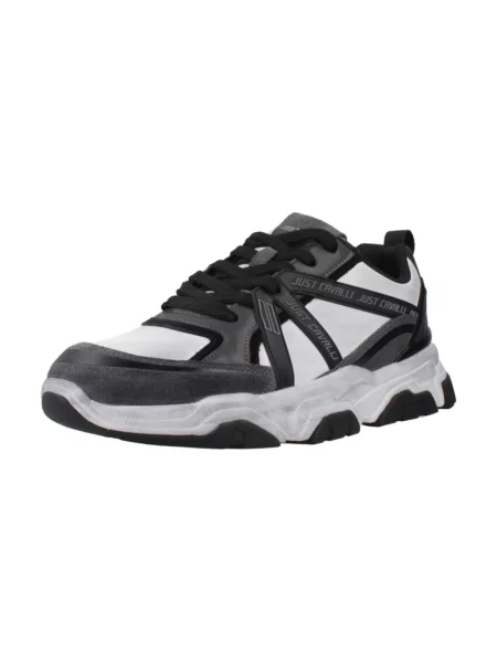Sneakersy Just Cavalli skórzane białe