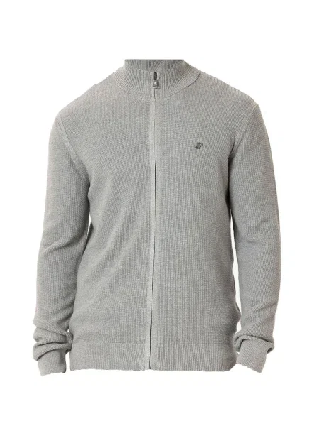 Williot Kardigan námořnická modř / světle šedá / červená bílá