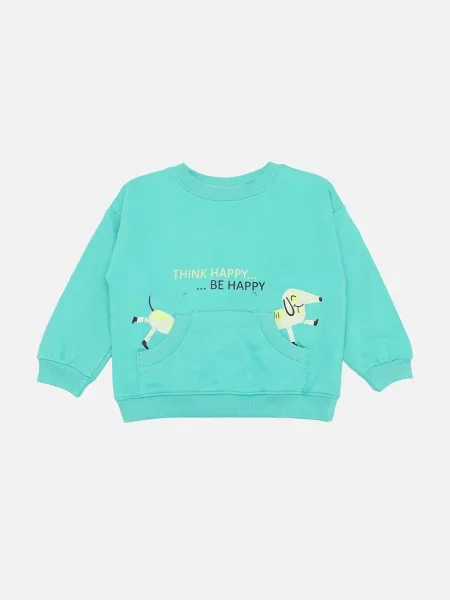 Дитячий Світшот YUKI м'ятний