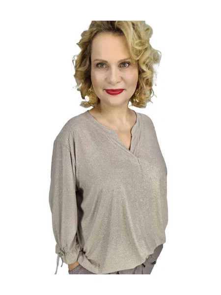 Elegantna srajca Pri bež