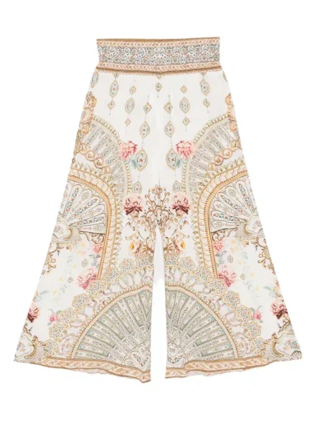 Pantaloni Camilla alb