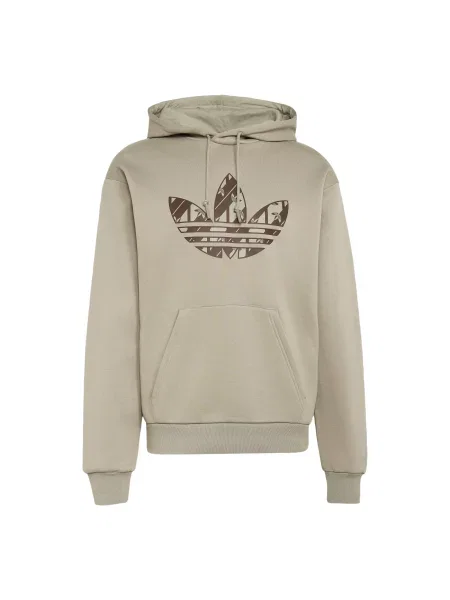 ADIDAS ORIGINALS Μπλούζα φούτερ MONO HOODED σκούρο μπεζ