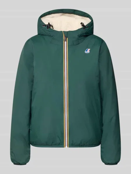 Kurtka o kroju regular fit z nadrukiem z logo model CLAUDETTE' K-way