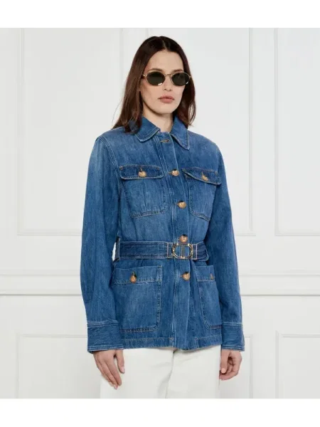 TWINSET Geacă de blug albastru