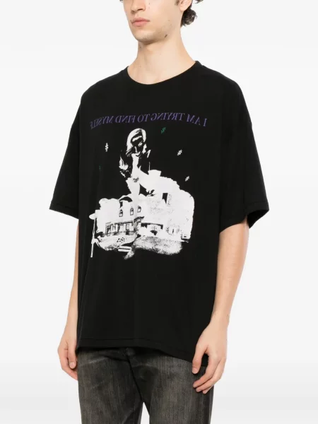 Tricou Kamiya cu imagine negru