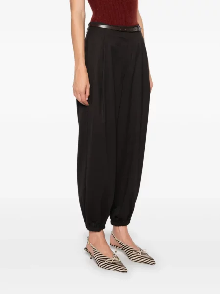 Pantaloni Max Mara conici maro