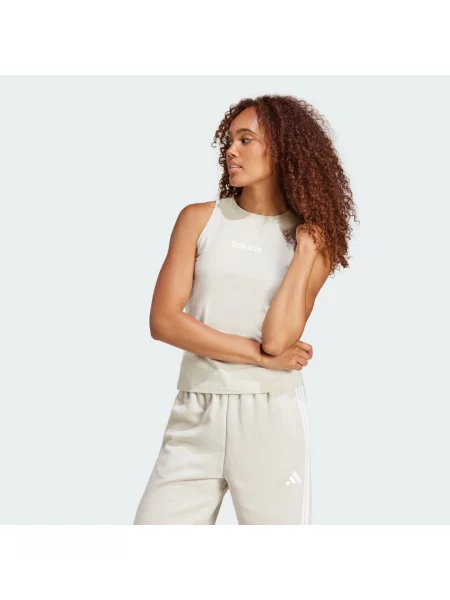Koszulka Essentials Linear Slim Cotton Tank biała