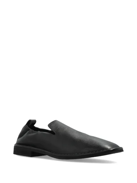Kožne loaferice Amiri crna