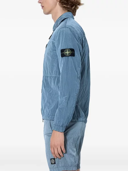 Geacă Stone Island cu strasuri albastru