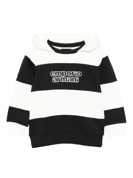 Bluza z kapturem dziecięca Emporio Armani niebieska
