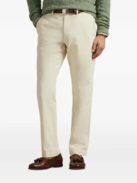 Dlouhá pruhovaná s límcem kšiltovka Polo Ralph Lauren modrá