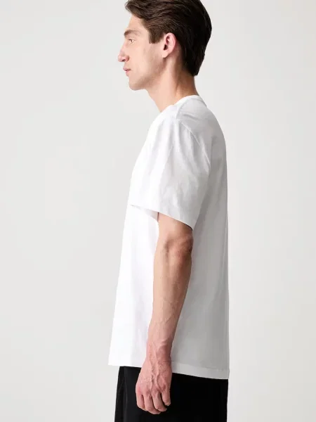 The North Face Essential Center Logo t-shirt ανδρικό λευκό