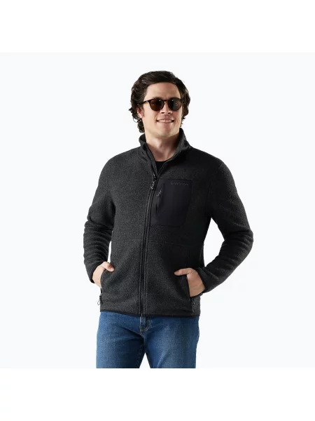 Bluza Smartwool Secon Cut Fleece charcoal szary