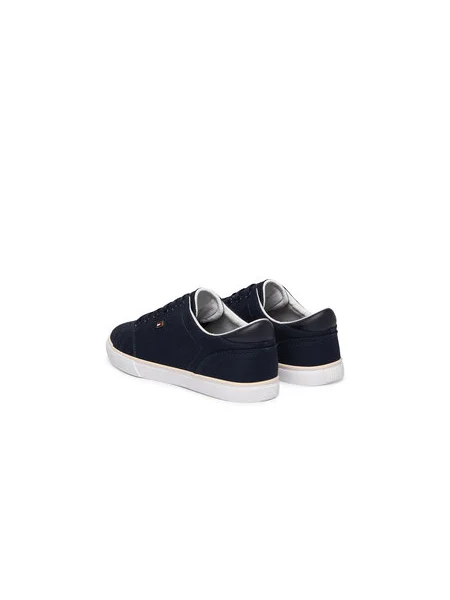 Sportcipők Tommy Hilfiger Th Low Profile Vulc Canvas Sötétkék kék