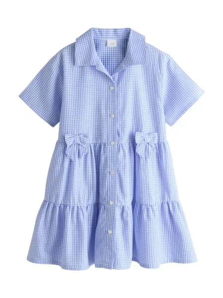 Next Rochie albastru alb