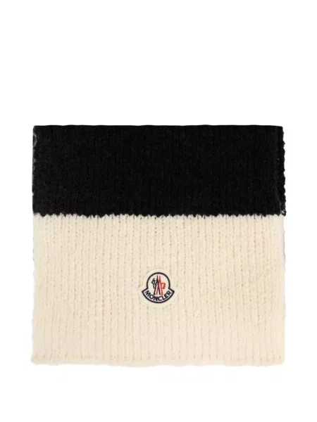 Fular Moncler cu autograf negru