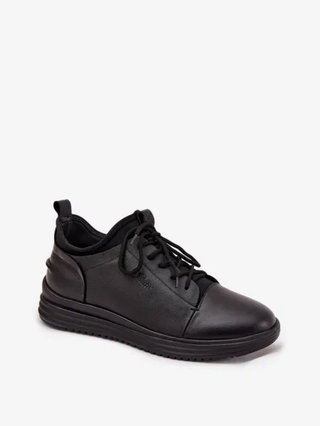 Nizki čevlji Lee Cooper črna