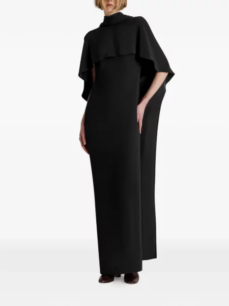 Rochie maxi Alberta Ferretti negru