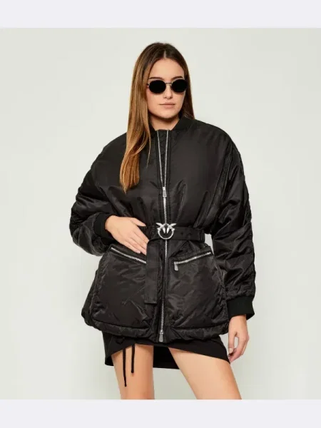 Pinko Geacă bomber BACON | Relaxed fit negru