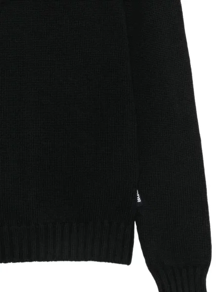 Pulover Add cu decolteu rotund negru