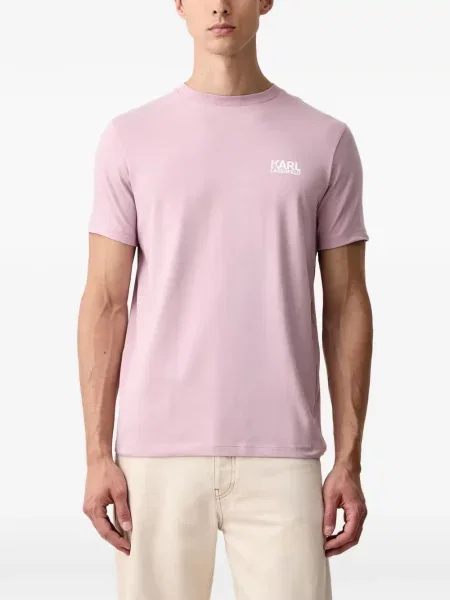 Tricou Karl Lagerfeld cu autograf roz