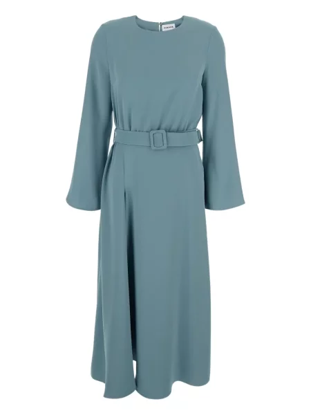 Rochie maxi P.a.r.o.s.h. până la genunchi de costum albastru