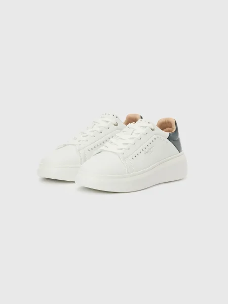Sneakerși Pepe Jeans alb