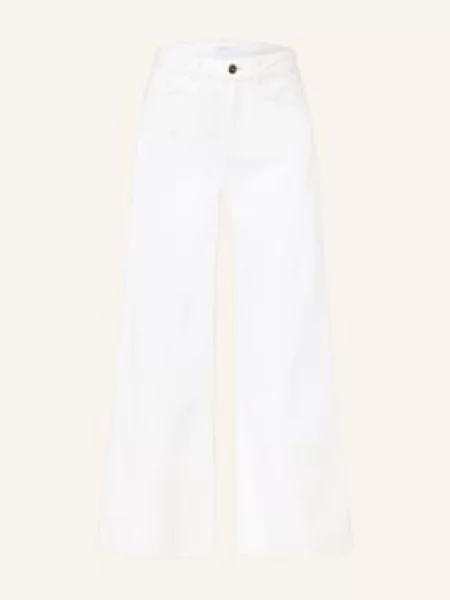 Rich & Royal Džíny Se Širokými Nohavicemi white stone bílé