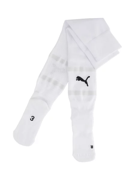 PUMA Dokolenke siva / črna bela