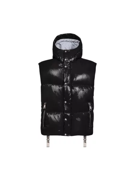 Kamizelka puchowa Khrisjoy z kapturem czarna