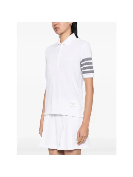 Koszulka polo Thom Browne biała