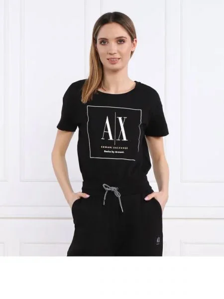Armani Exchange Tricou negru