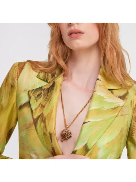 Naszyjnik Roberto Cavalli żółty