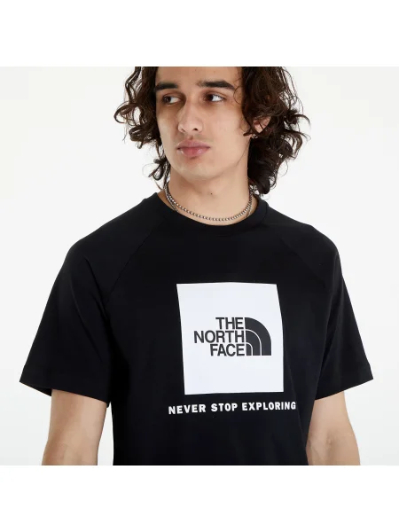 T-shirt The North Face S/S Raglan Redbox Tee TNF Black M μαύρο