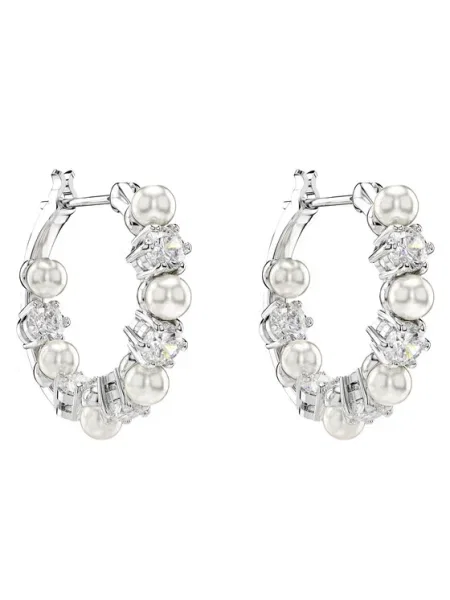 Swarovski Fülbevalók / átlátszó ezüst