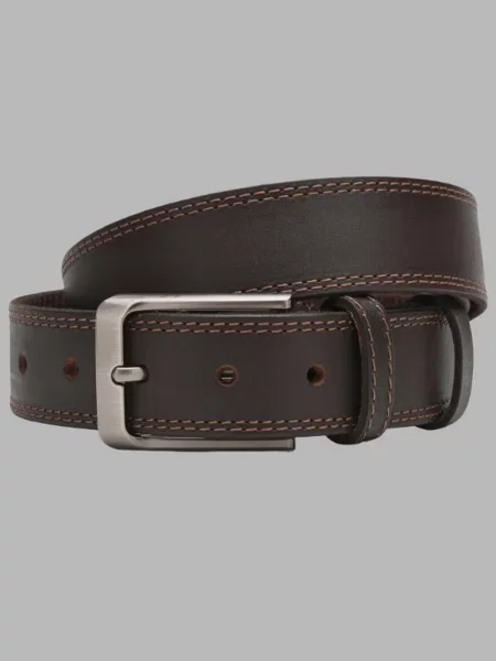 Кожаный ремень Borsa Leather коричневый