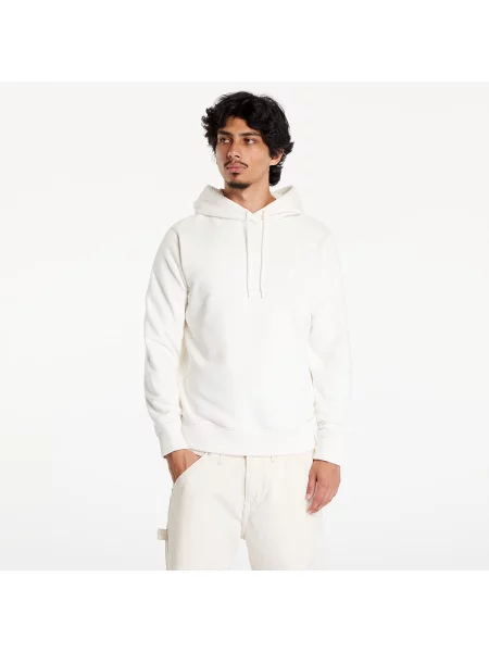 Hanorac cu glugă Calvin Klein alb