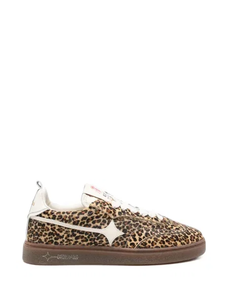Sneakerși Garden Of God cu imagine cu model leopard maro