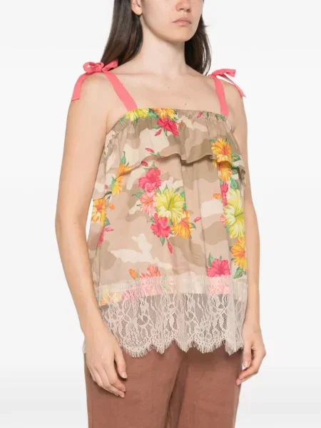 Top My Twin cu model floral cu imagine