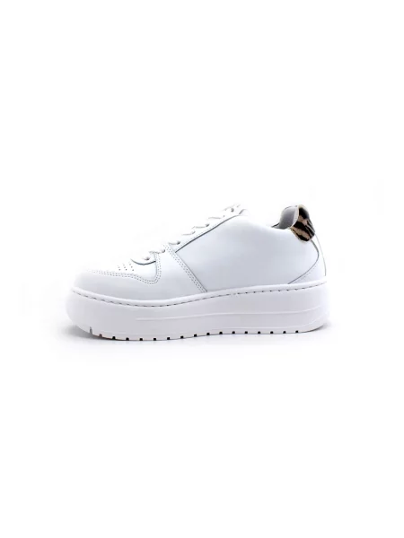 Sneakersy 2star skórzane w zebrę białe