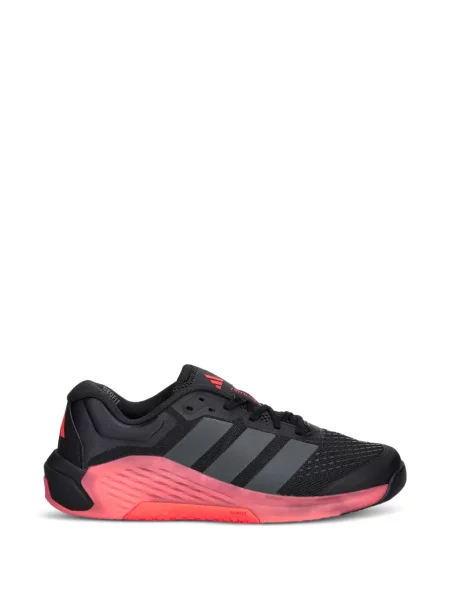 Trčanje remenčić hlače Adidas s cvjetnim printom smeđa