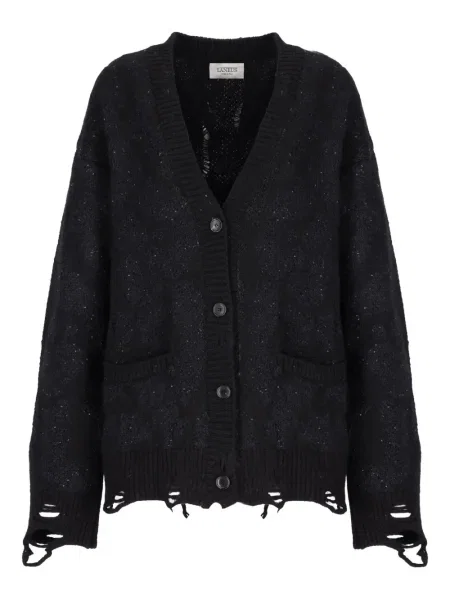 Cardigan Laneus zdrențuiți negru